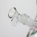 Z10" Glow in the dark Glass Bong With Mushroom Design Glass Bong 777 Smoke