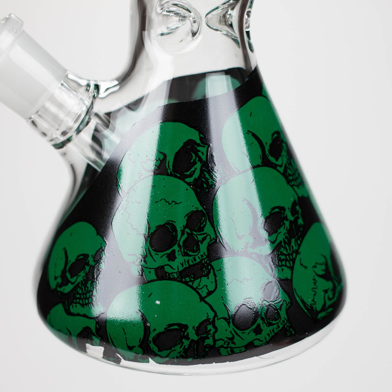 O 10" Glass Bong With The War Design