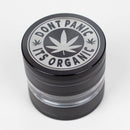 Heavy Duty Large "Don't Panic It's Organic" 4 Parts Weed Grinder Engraved in Canada Design
