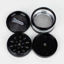 Heavy Duty Large "Don't Panic It's Organic" 4 Parts Weed Grinder Engraved in Canada Design