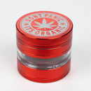 Heavy Duty Large "Don't Panic It's Organic" 4 Parts Weed Grinder Engraved in Canada Design