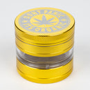 Heavy Duty Large "Don't Panic It's Organic" 4 Parts Weed Grinder Engraved in Canada Design