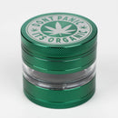 Heavy Duty Large "Don't Panic It's Organic" 4 Parts Weed Grinder Engraved in Canada Design