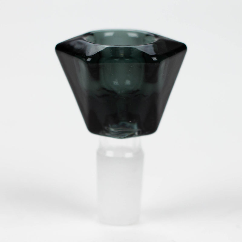 O Genie | 14 mm Diamond shape Glass Bowl Box of 16 [Bowl6-14]