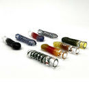 3" Double Glass Bat - Assorted design Glass Pipe NIBO Distribution