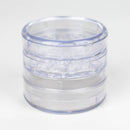 ACRYLIC GRINDER PACK OF 20 Display Pack Bongzie Smokes Clear