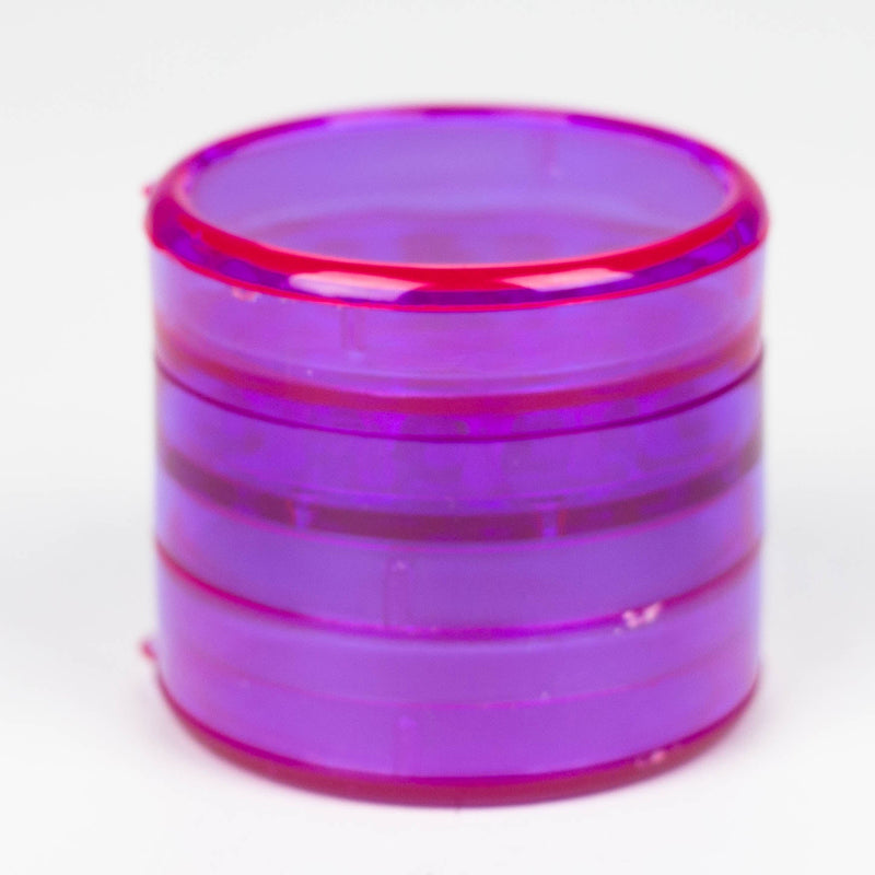 ACRYLIC GRINDER PACK OF 20 Display Bongzie Smokes Purple