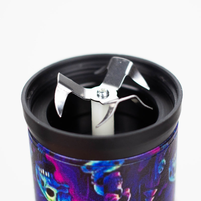 O Lens | Electric Metal Grinder with Sugar Skull Design Assorted Box of 12