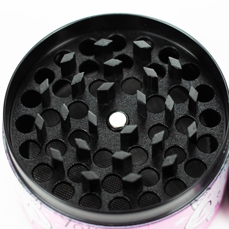 O 2.5" Metal Grinder 4 Layers with Kitty Design Box of 6