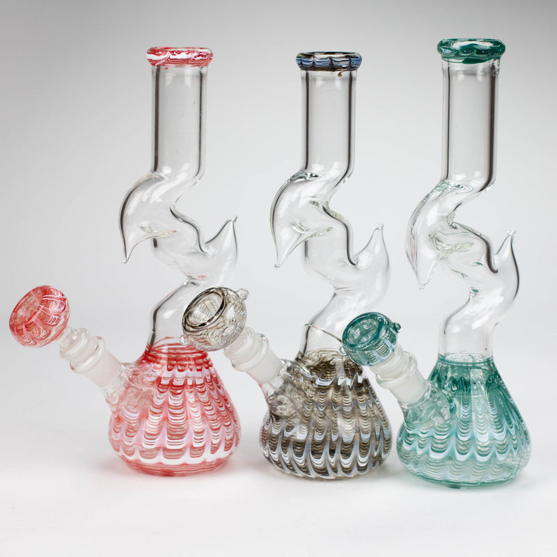 O 10" Kink-zong water pipe