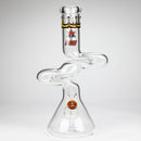 NG | 14 inch ZIg-Zag Beaker Bong [G101] Glass Bong High-End Brands Glass Red