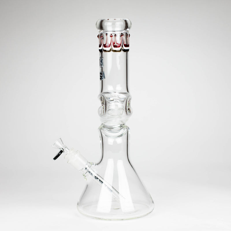 NG | 14 inch ZIg-Zag Beaker Bong [G101] Glass Bong High-End Brands Glass