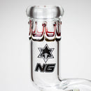 NG | 14 inch ZIg-Zag Beaker Bong [G101] Glass Bong High-End Brands Glass