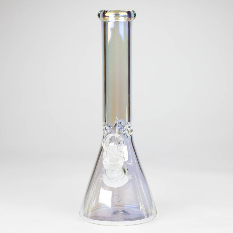 O 10" Electroplate Glass Bong Assorted Colour