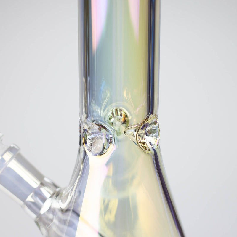 O 10" Electroplate Glass Bong Assorted Colour