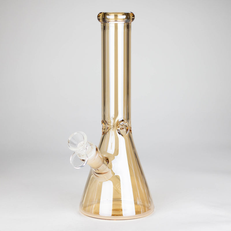 O 10" Electroplate Glass Bong Assorted Colour