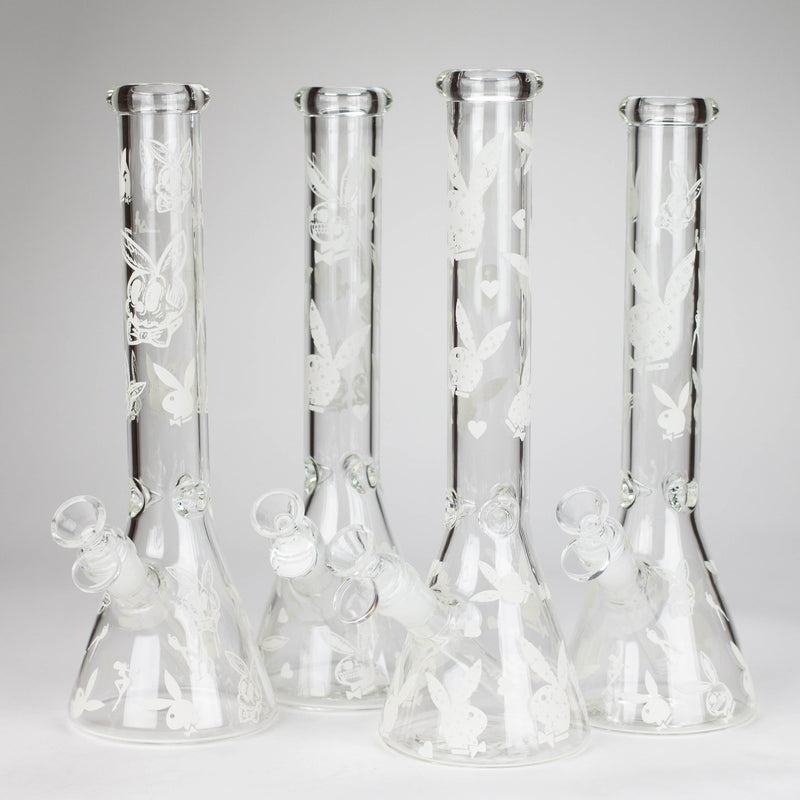 O 12" Luxury Design Glow in the Dark Glass Bong