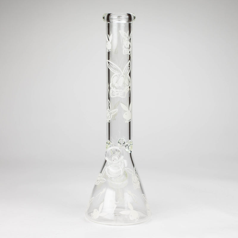 O 12" Luxury Design Glow in the Dark Glass Bong