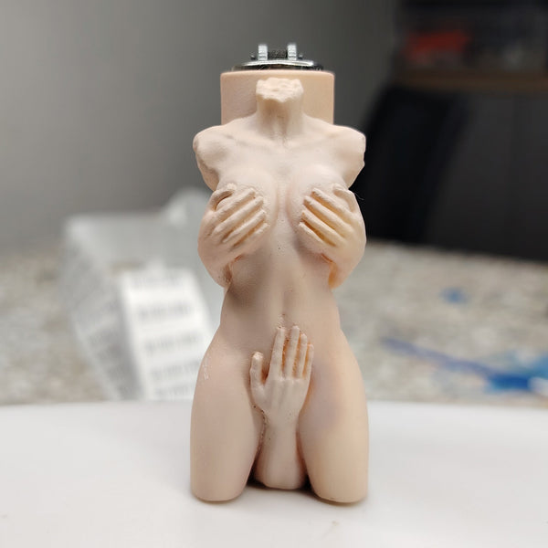 Sexy Women Body Character 3D Lighter Case for Mini Clipper Lighter_0