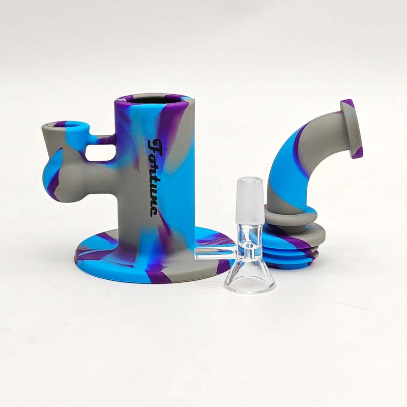 O Fortune | 6.5" Silicone Waterpipe-Assorted [SP1056]