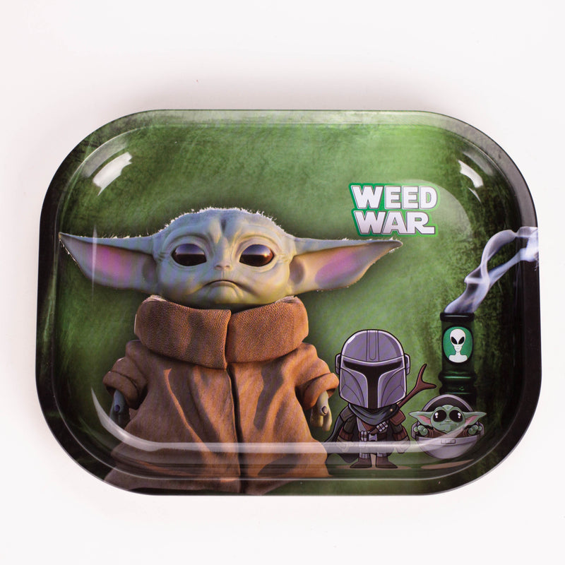 O Good quality metal tray small-Weed War