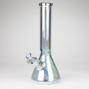 Infyniti | 13.5" Electroplate tube glass water bong [GP2012] Glass Bong ONE Light Green Sunshine