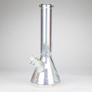 Infyniti | 13.5" Electroplate tube glass water bong [GP2012] Glass Bong ONE Clear Sunshine