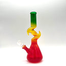 10 " Rasta Color Water pipe-Designs Assorted Glass Bong NIBO Distribution