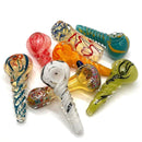 Inside out Glass Pipe 3.5" Assorted Design Glass Pipe NIBO Distribution