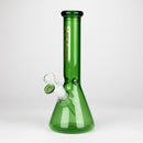 Fortune | 10" 4mm Coloured Glass Bong Assorted Colour Glass Bong Fortune Green