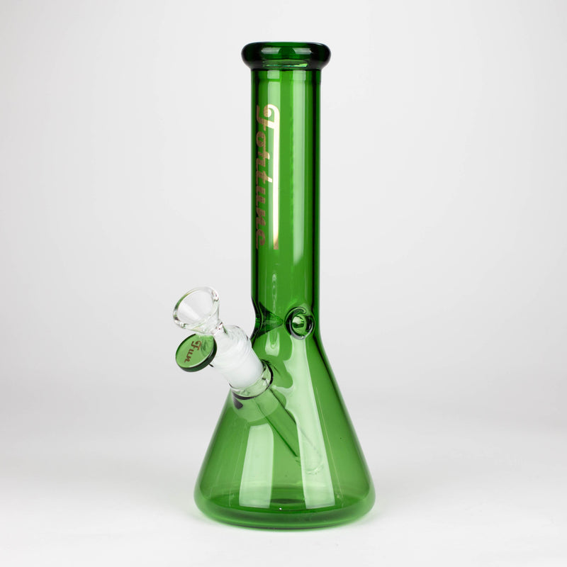 O 10"  4mm Coloured Glass Bong Assorted Colour