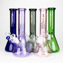 Fortune | 10" 4mm Coloured Glass Bong Assorted Colour Glass Bong Fortune
