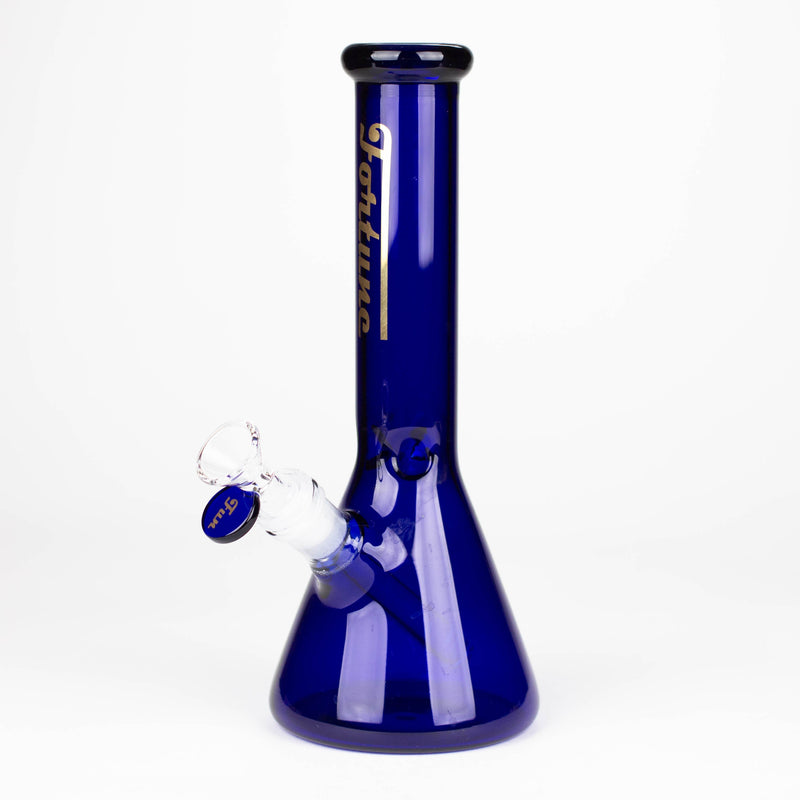 O 10"  4mm Coloured Glass Bong Assorted Colour