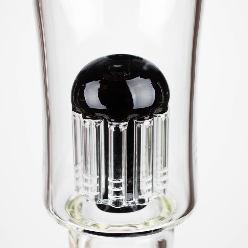 O Fortune | 18" Double Tree Perc Beaker Bong Assorted Colour