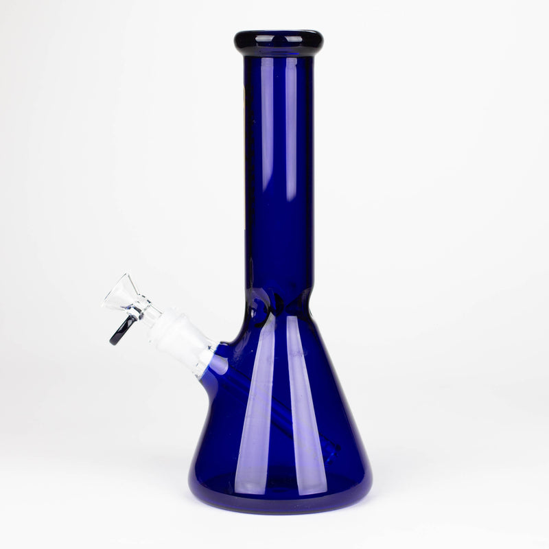 O 10"  4mm Coloured Glass Bong Assorted Colour