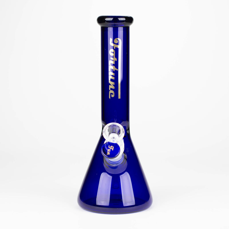 O 10"  4mm Coloured Glass Bong Assorted Colour