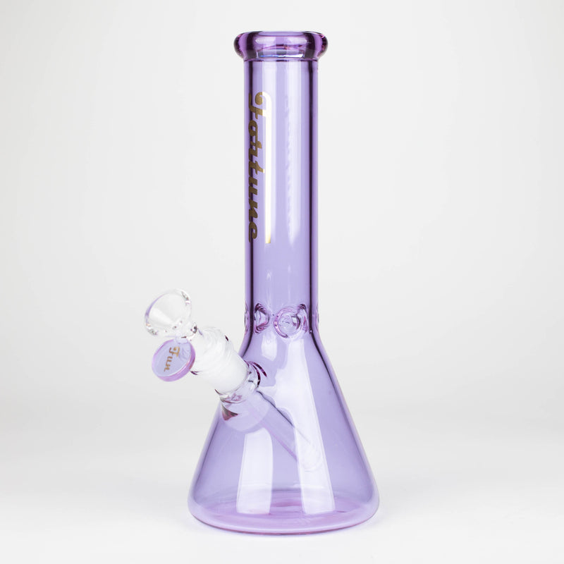 O 10"  4mm Coloured Glass Bong Assorted Colour