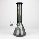 Fortune | 10" 4mm Coloured Glass Bong Assorted Colour Glass Bong Fortune Black