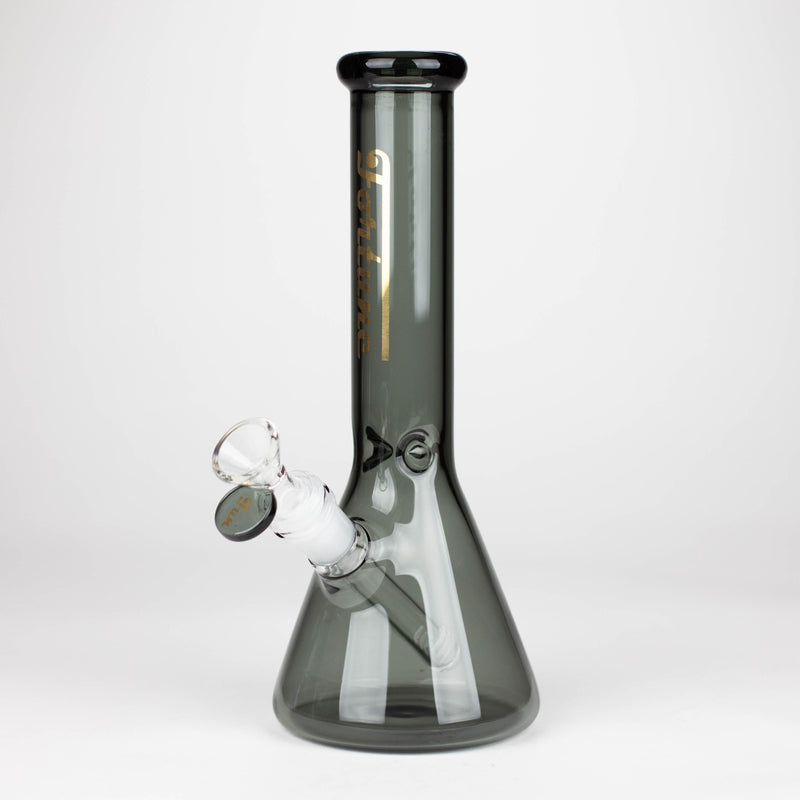 O 10"  4mm Coloured Glass Bong Assorted Colour