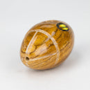 StoneAge | 4" Handmade Tobacco Smoking Pipe – Model: Football, Includes Gift Box Quartz · Stone Pipe NicePrice