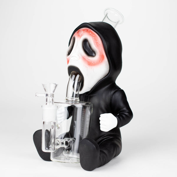 O 9.8'' Vinyl Death Ghost Water Pipe [YS-458]