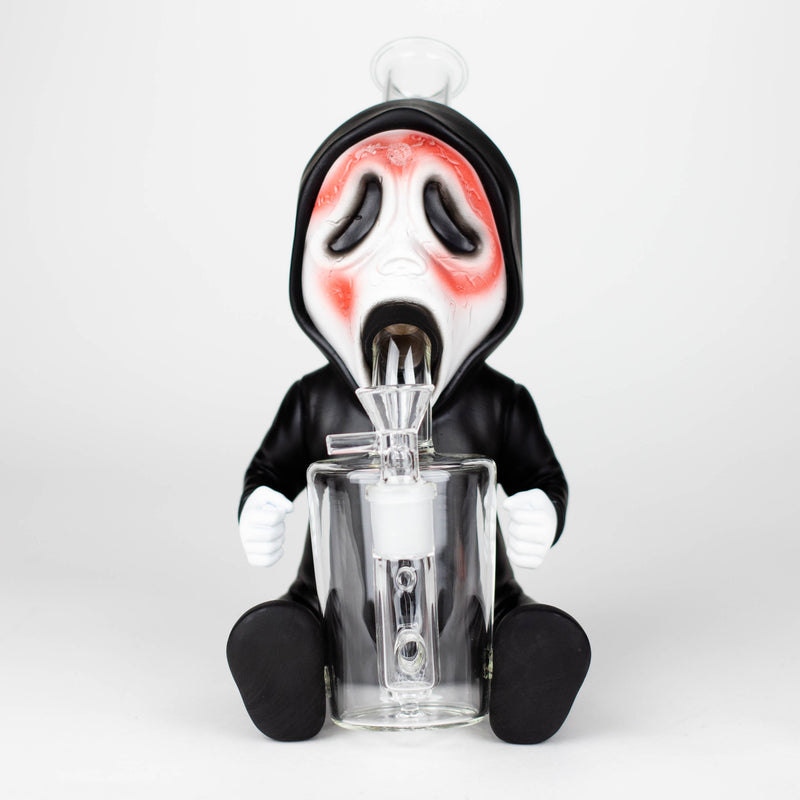 9.8'' Vinyl Death Ghost Water Pipe [YS-458] Resin · Silicone · Plastic Bong JJ Distribution