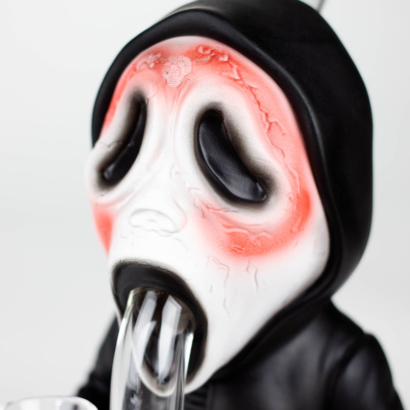 9.8'' Vinyl Death Ghost Water Pipe [YS-458] Resin · Silicone · Plastic Bong JJ Distribution