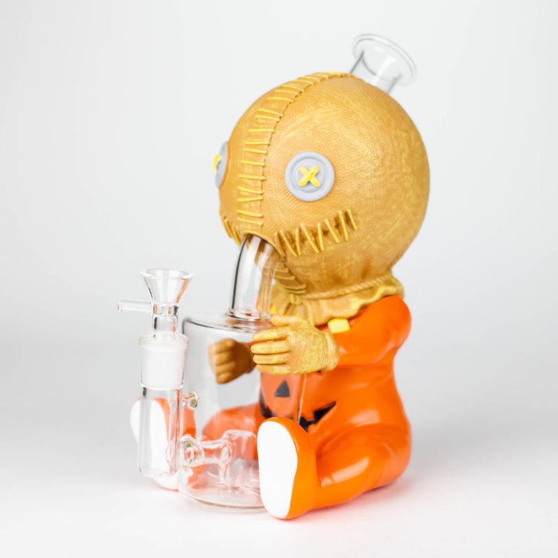 O 9.8'' Vinyl Pumpkin Ghost Baby Water Pipe