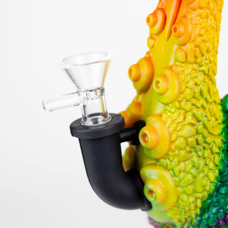 O 8.9" Vinyl tentacle water pipe