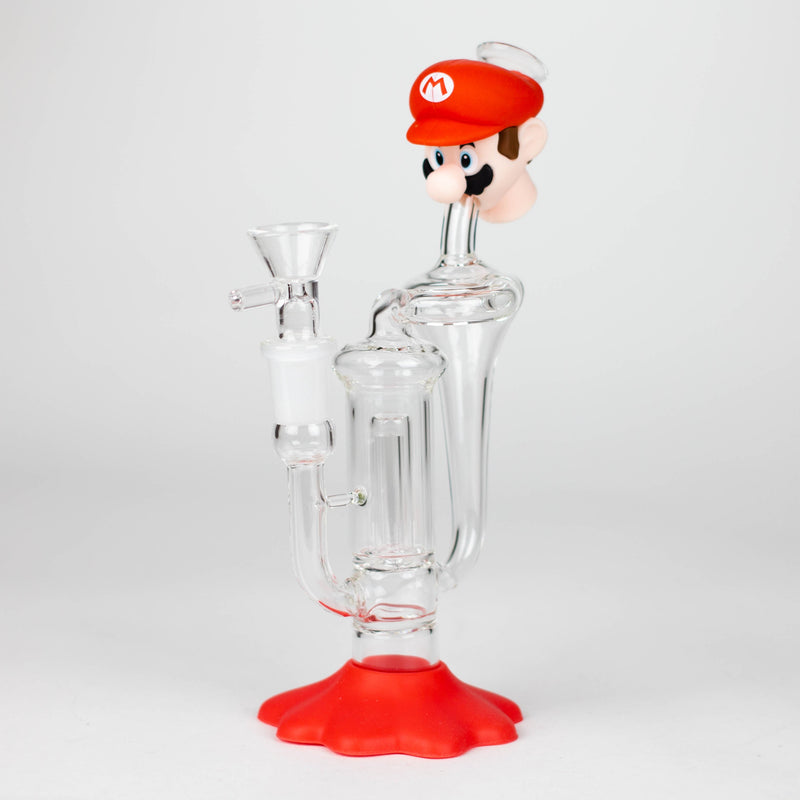 O 7.9" Game Character Functional Glass Water pipe