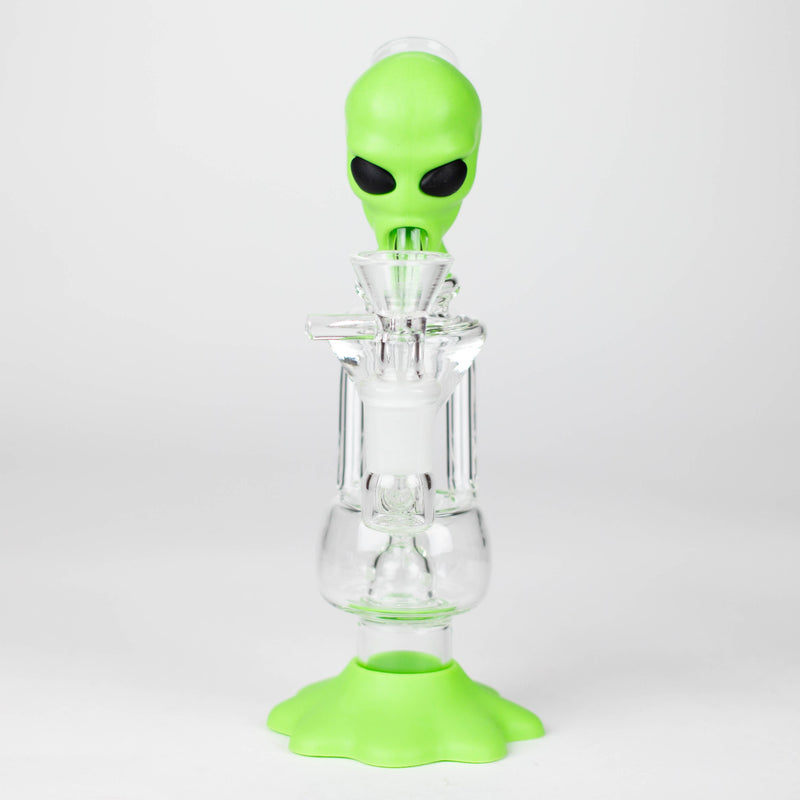 O 7.7" Alien Functional Glass Water pipe