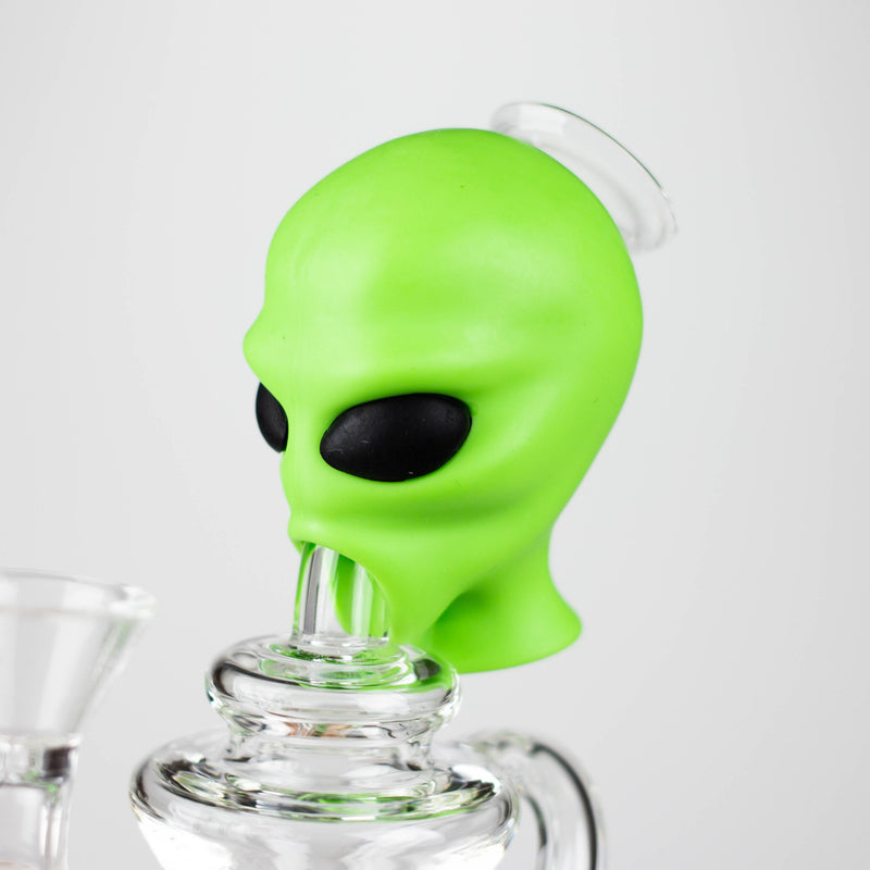 O 7.7" Alien Functional Glass Water pipe