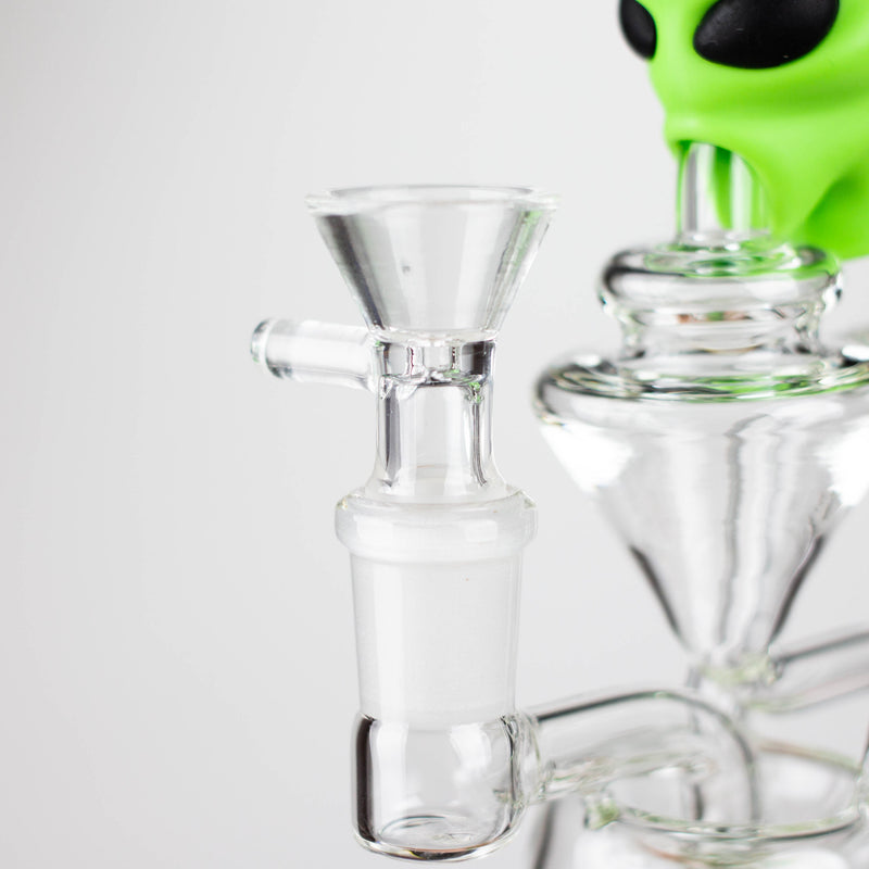 O 7.7" Alien Functional Glass Water pipe