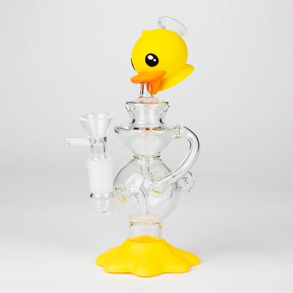 O 7.5"Duck Functional Glass Water pipe